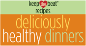 Keep the Beat  Deliciously Healthy Dinners 4 Color logo